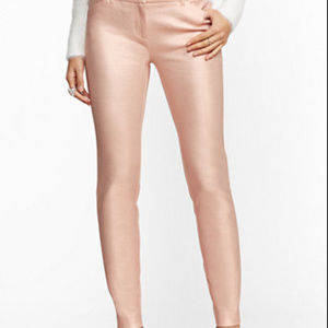 New York & Company metallic pink Audrey pants